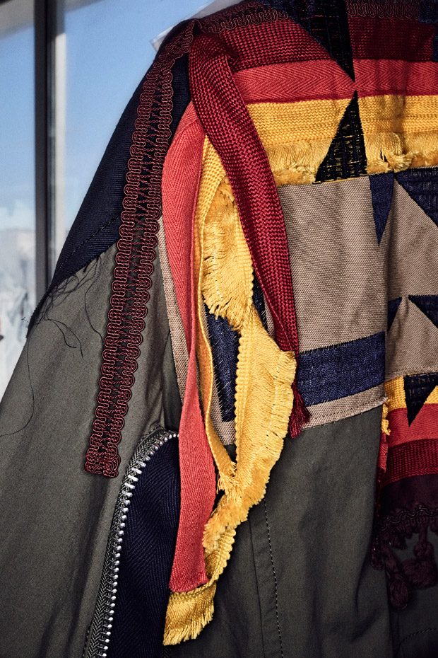Sacai pendleton deals jacket