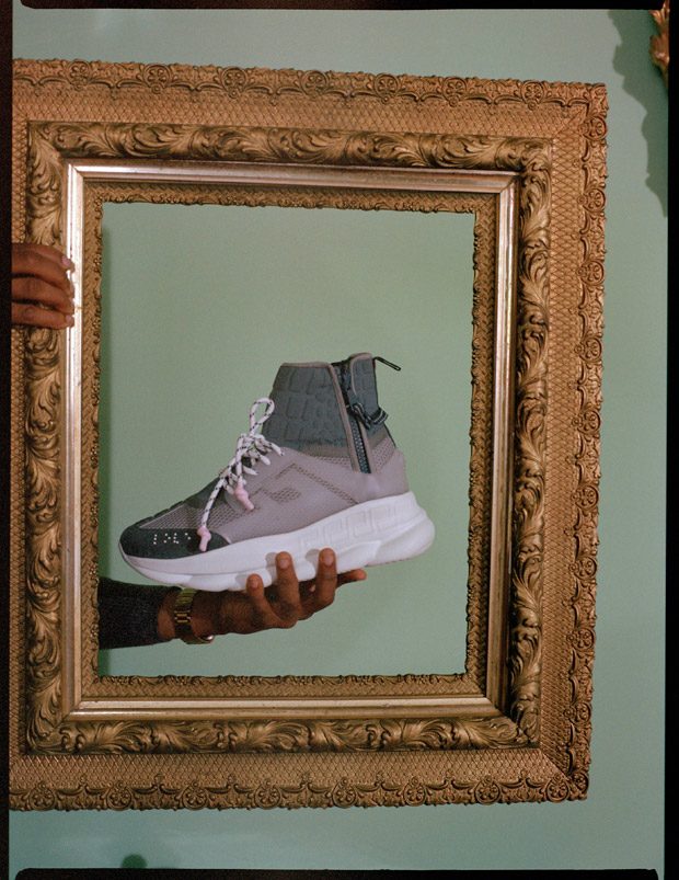 Versace two on sale chainz shoes