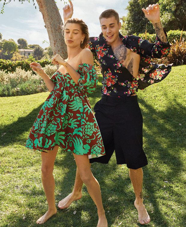 その他 VOGUE ITALIA Justin & Hailey Bieber Justin Bieber and Hailey Baldwin get steamy on cover of