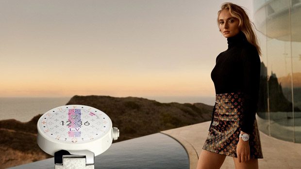 Sophie Turner is the Face of Louis Vuitton Tambour Horizon