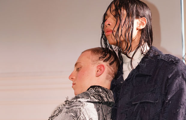 #LFW BACKSTAGE AT XU ZHI FALL WINTER PRESENTATION