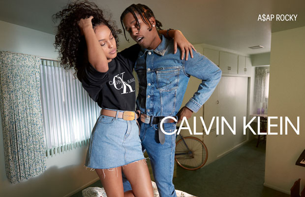 asap rocky jean jacket calvin klein