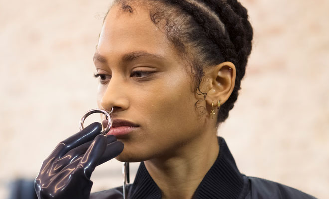 #MFW BACKSTAGE AT ACT N°1 FALL WINTER SHOW