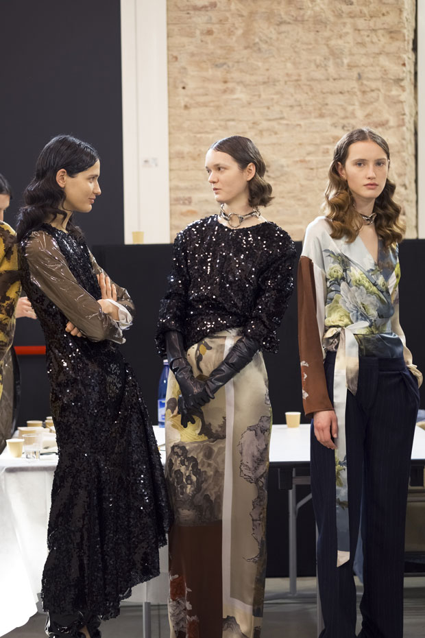 #MFW BACKSTAGE AT ACT N°1 FALL WINTER SHOW