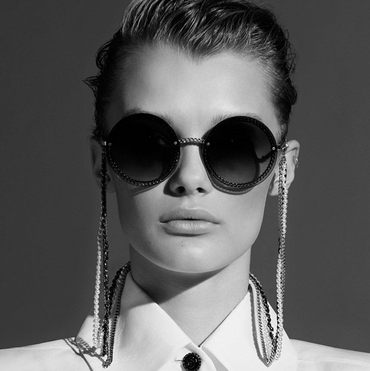 Kris Grikaite & Vittoria Ceretti Model Chanel Eyewear SS19 Collection