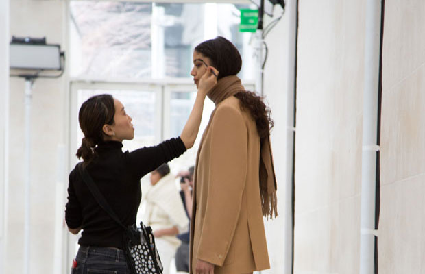 #PFW BACKSTAGE AT AURALEE FALL WINTER PRESENTATION