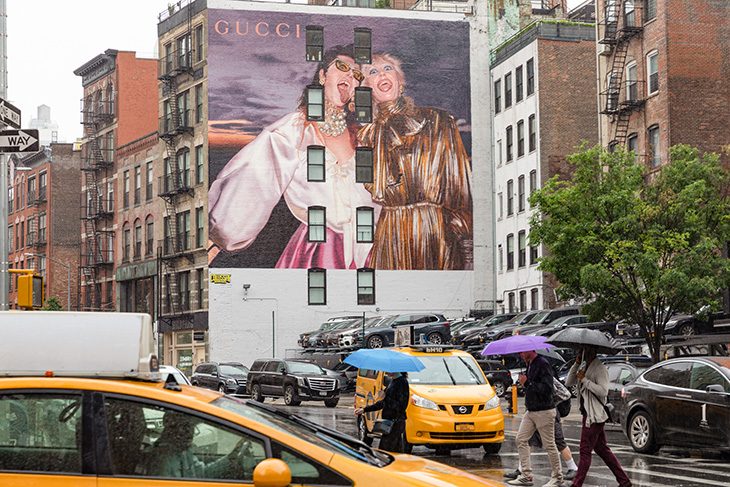 gucci artwall nyc