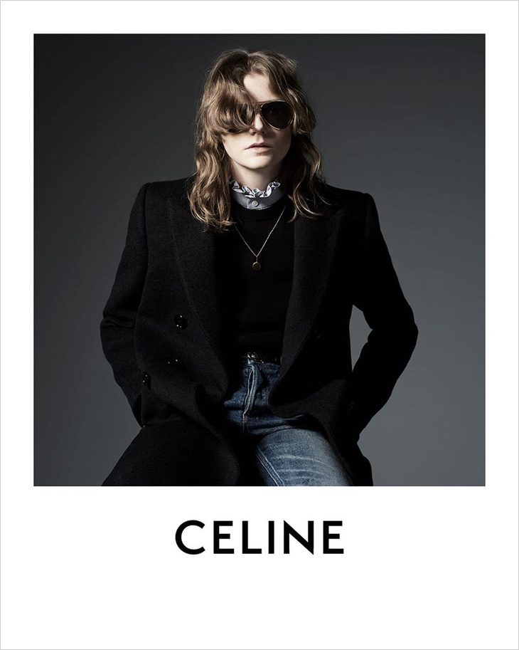 Marland Backus is the Face of CELINE Winter 2019.20 Collection