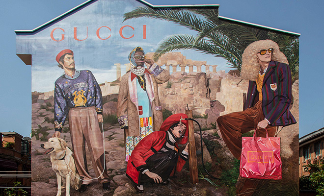 GUCCI WALLS BRING BILLBOARD ADVERTISING TO A NEW LEVEL