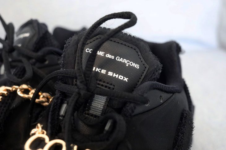 comme des garçons nike shox tl