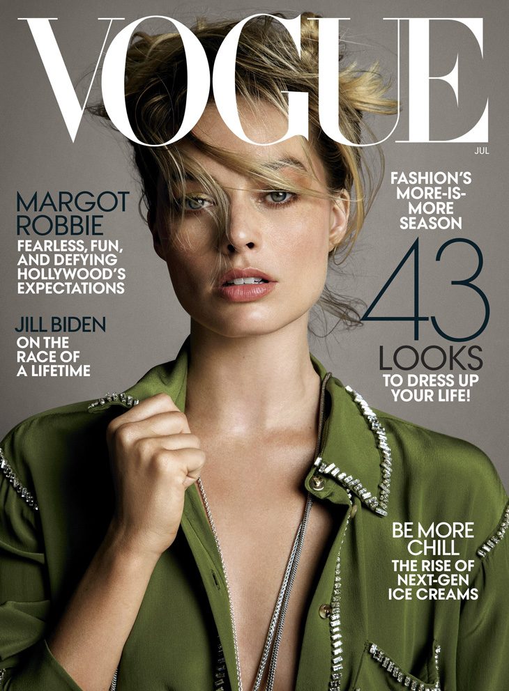 Margot Robbie On The Cover Of American Vogue July Issue