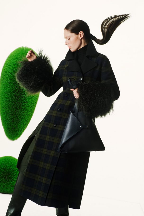 Coco Rocha is the face of Akris Fall Winter 2019.20 Collection