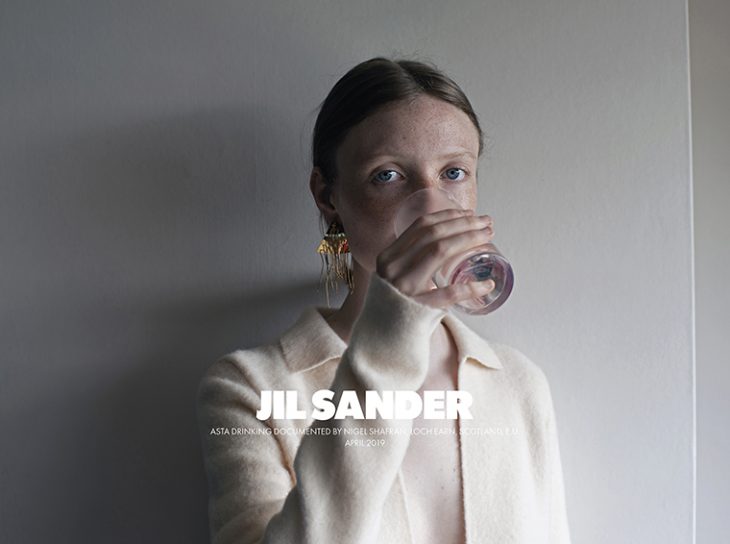 Jil Sander Fall Winter 2019.20 photographed by Nigel Shafran