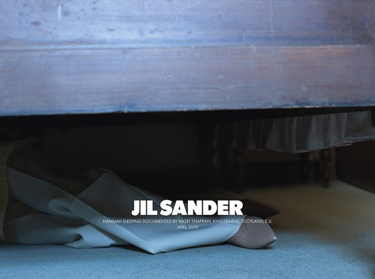 Jil Sander Fall Winter 2019.20 photographed by Nigel Shafran