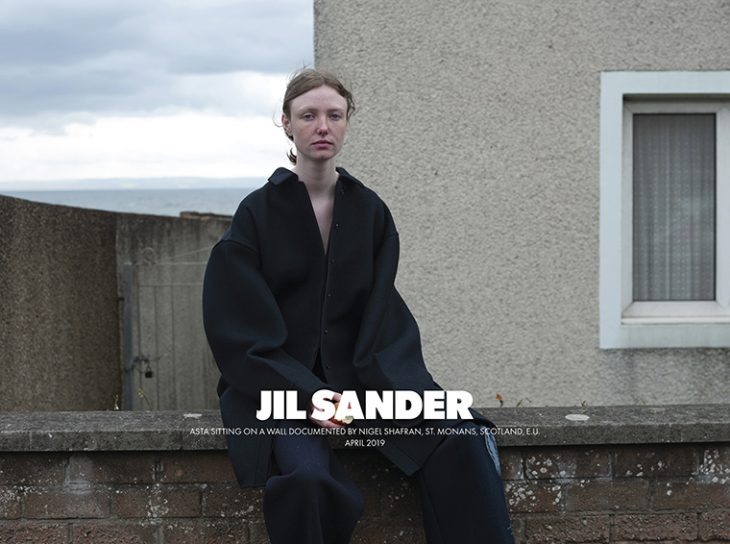 Jil Sander Fall Winter 2019.20 photographed by Nigel Shafran