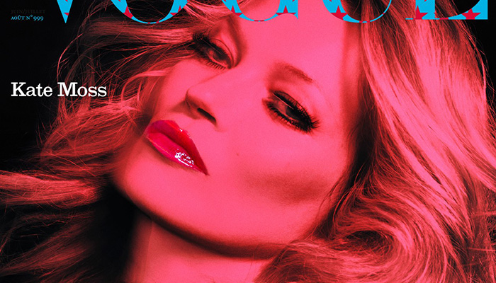 Supermodel Kate Moss is the Cover Girl of Vogue Paris August