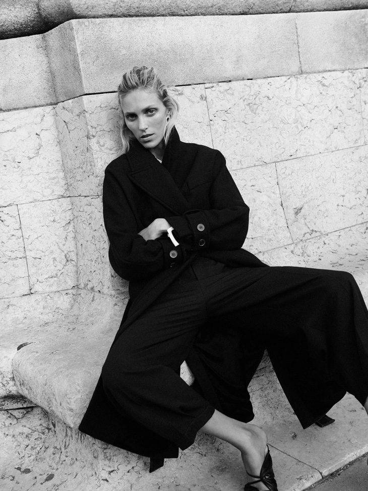 Anja Rubik Models ZARA Fall Winter 2019.20 Collection Looks