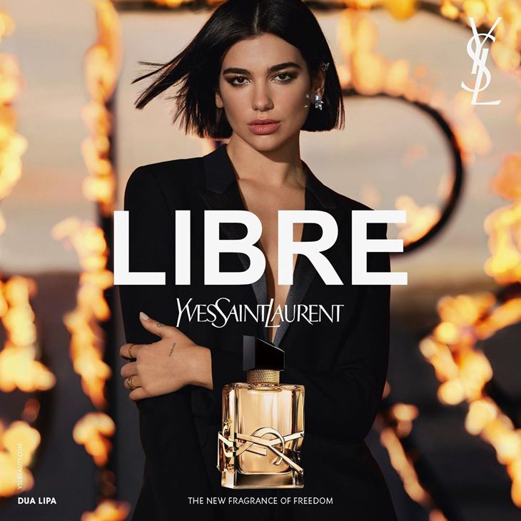 Dua Lipa is the Face of YSL New Fragrance Libre
