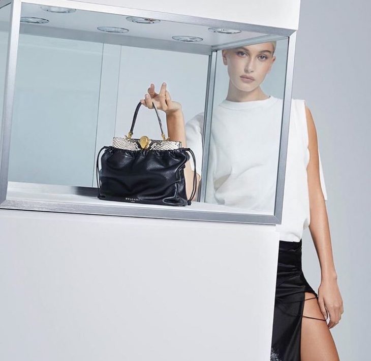 hailey bieber wang bulgari