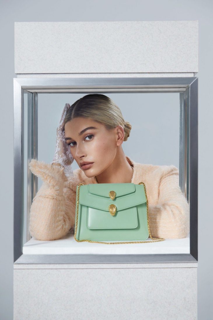 hailey bieber wang bulgari
