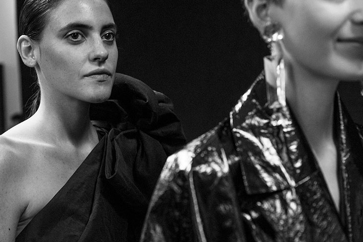 #MFW Backstage at Calcaterra Spring Summer 2020 Show