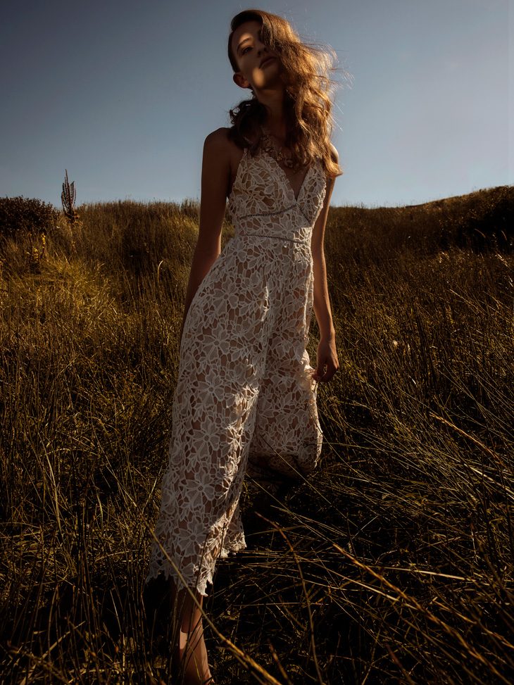 Love triangle lace sales jumpsuit