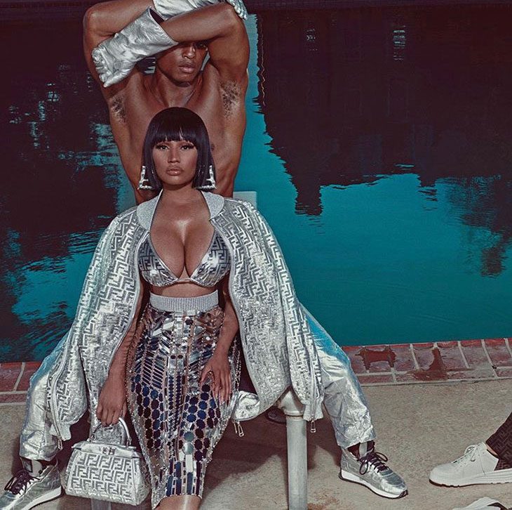 fendi prints on nicki minaj