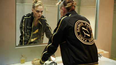 PUMA x BALMAIN created with Cara Delevingne