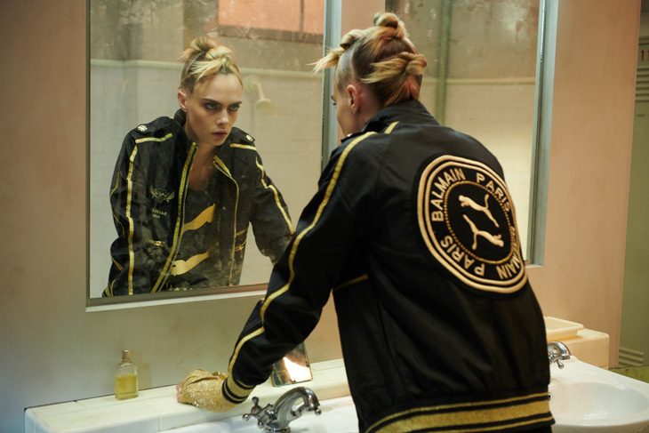 PUMA x BALMAIN created with Cara Delevingne