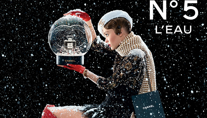 Lily Rose Depp is the Face of Chanel N°5 L'Eau Fragrance Holiday 2019