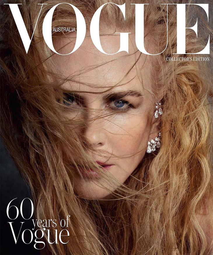 Nicole Kidman is the Cover Star of Vogue Australia 60th Anniversary Issue