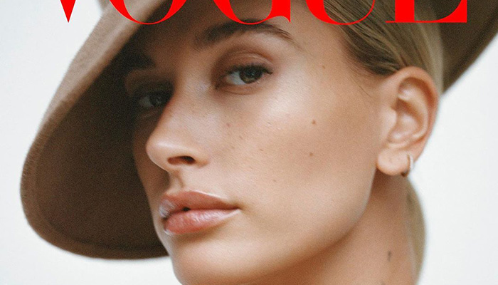 Hailey Bieber Poses in Max Mara for Vogue Hong Kong December Issue