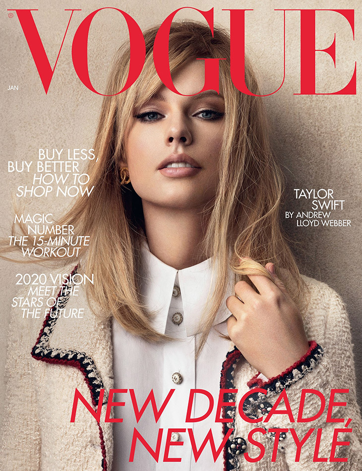 Taylor Swift Covers The January 2020 Issue Of British Vogue