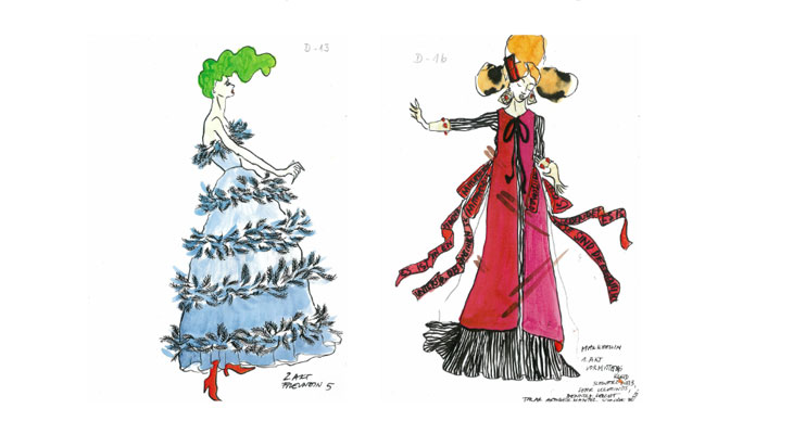 Arthur Arbesser Designs The Costumes for Der Rosenkavalier Opera