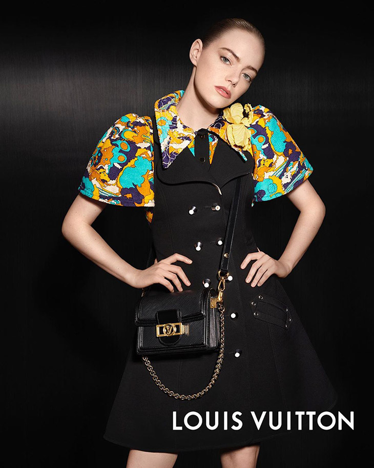 emma stone louis vuitton dress