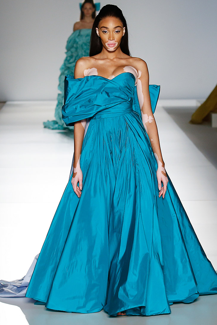 ralph and russo blue dress
