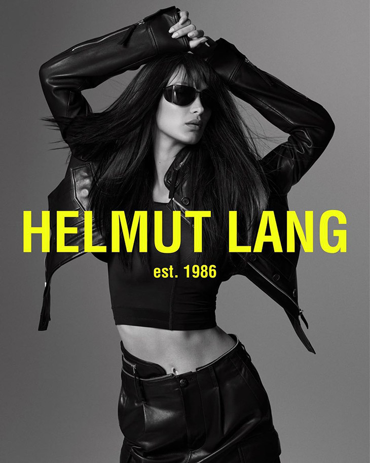 Helmut Lang Fashions 2003 Print Ad Advertisement 2 pg.