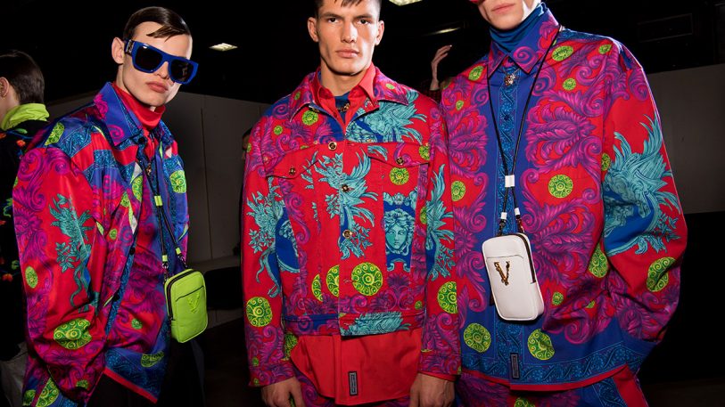 Mfw Backstage Versace Fall Winter 2020 21 Fashion Show Images, Photos, Reviews