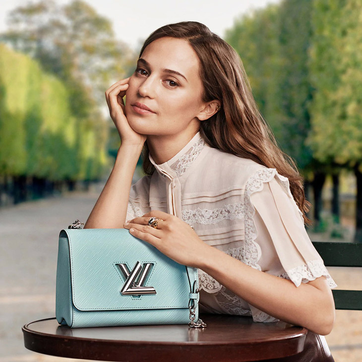 Udholdenhed Sig til side blik Emma Stone, Alicia Vikander & Léa Seydoux Model Louis Vuitton Bags
