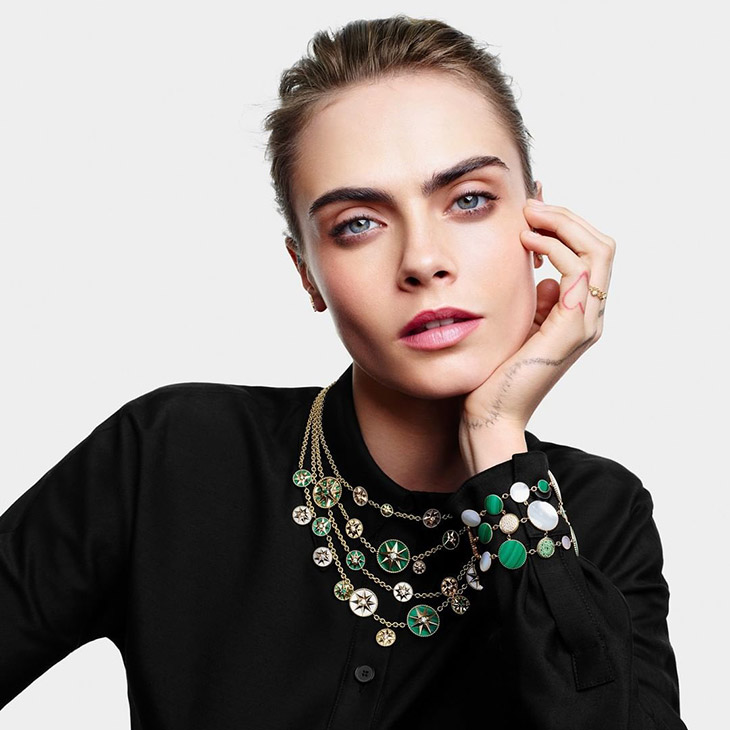 Dior cara on sale delevingne jewelry