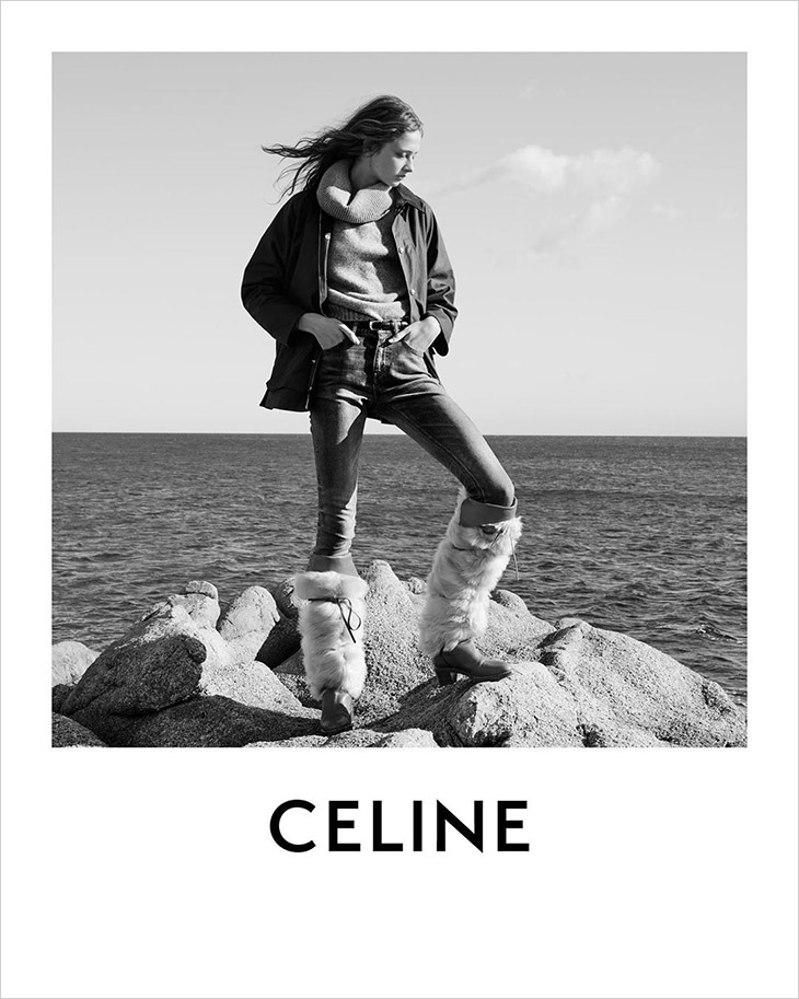 Anna Francesca Models Celine Fall Winter 2020 Collection