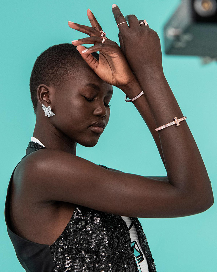 Tiffany and co model sales