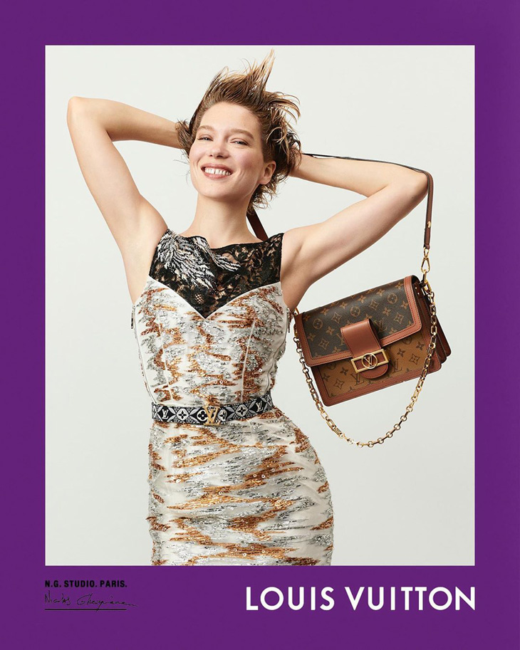 $2.00 PRINT AD - LOUIS VUITTON Fall 2019 LEA SEYDOUX New Classics