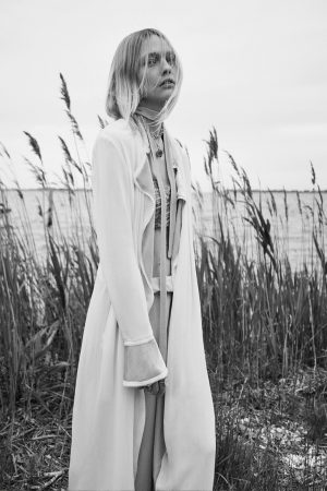 Sasha Pivovarova Models ZARA Fall Winter 2020 Looks