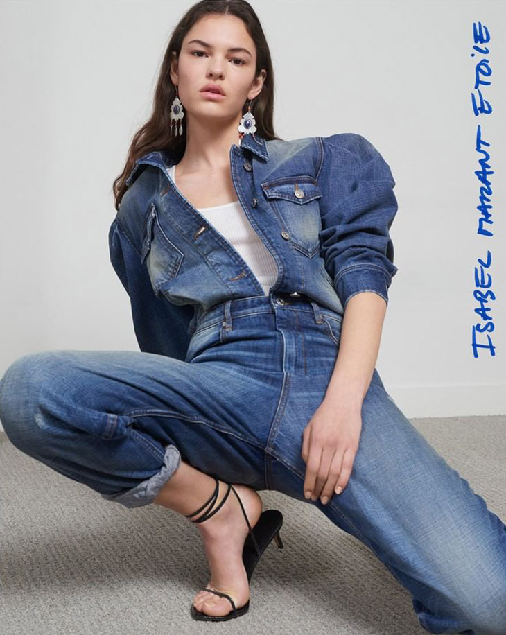 Matea Brakus Models Isabel Marant E?toile Fall Winter 2020 Looks