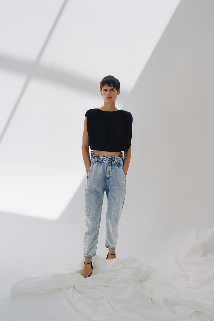 Saskia de Brauw Models ZARA Fall 2020 Denim Collection