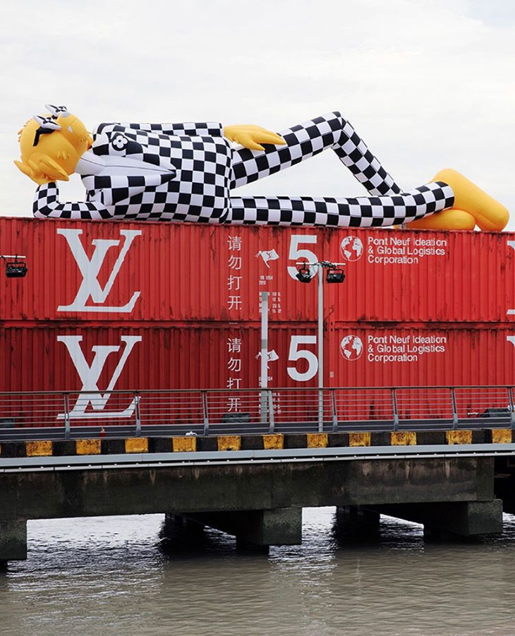 vuitton shipping containers