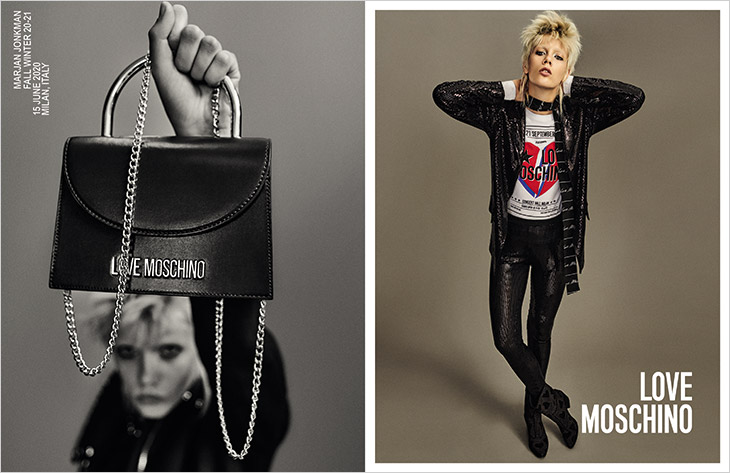 Discover the Rock Spirit of Love Moschino Fall Winter 2020.21 Collection