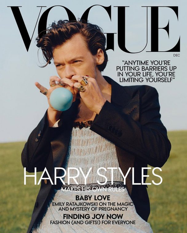 harry styles american vogue