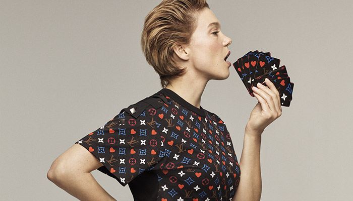 It's 'Game On' for Léa Seydoux in Louis Vuitton's Cruise 2021 collection